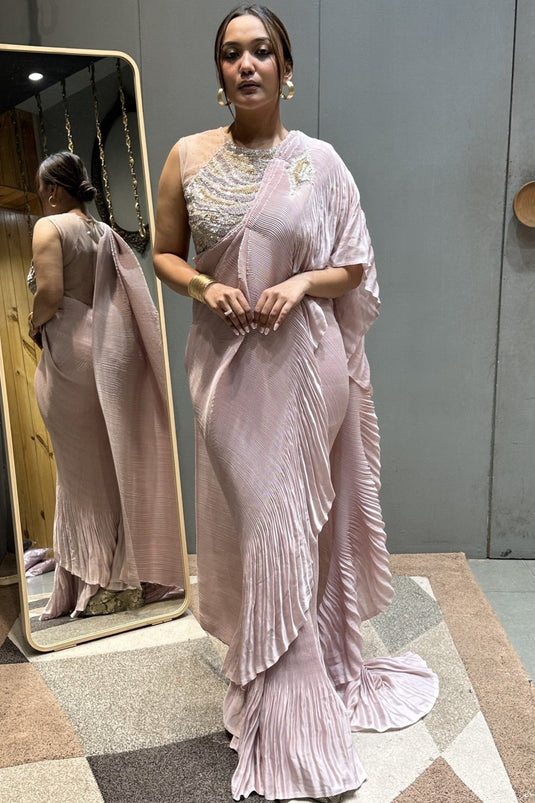 Serene Sheen Drape Saree