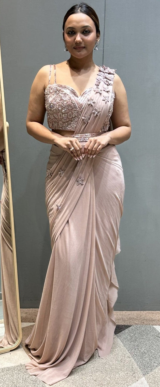 Imperial Grace Drape Saree