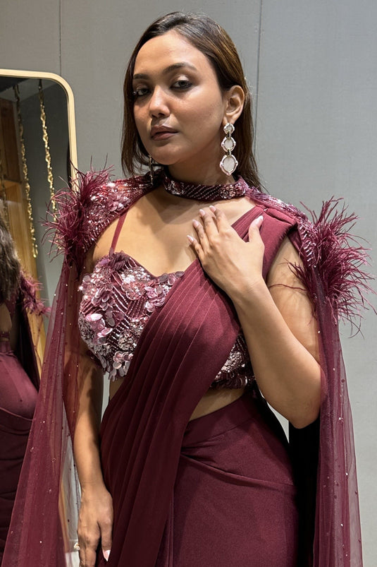 Chic Whisper Drape Saree