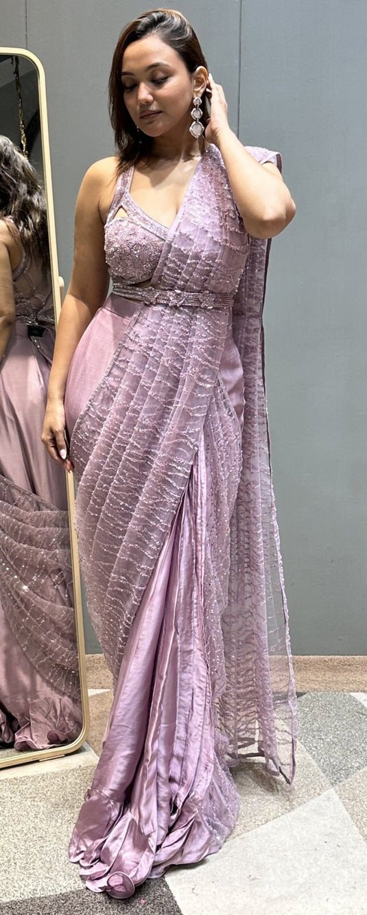 Regal Reflection Drape Saree