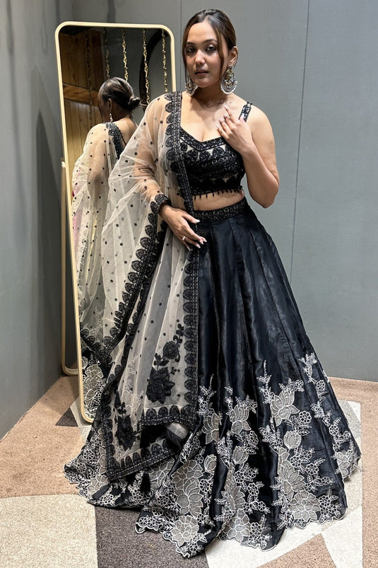 Charcoal Grace Lehenga Choli