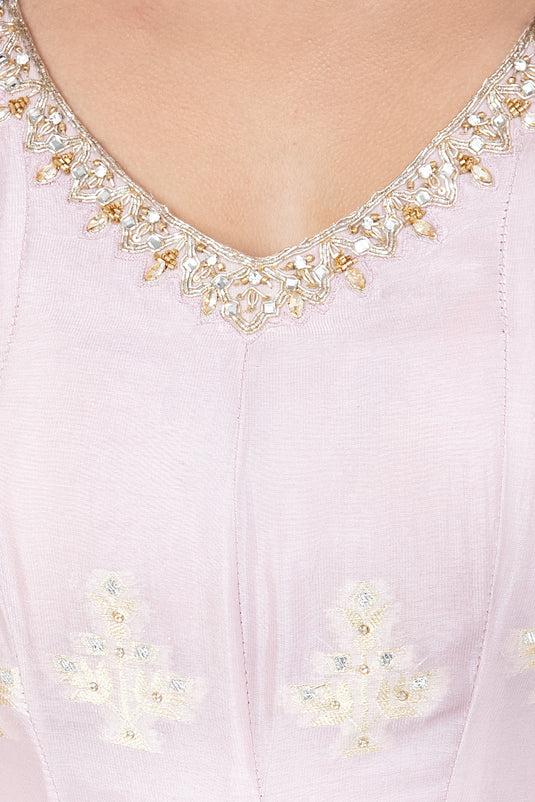 Celestial Charm Anarkali and Plazzo Set