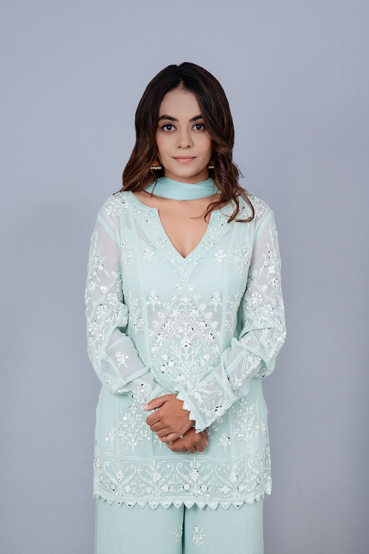Timeless Kurta and Plazzo Set