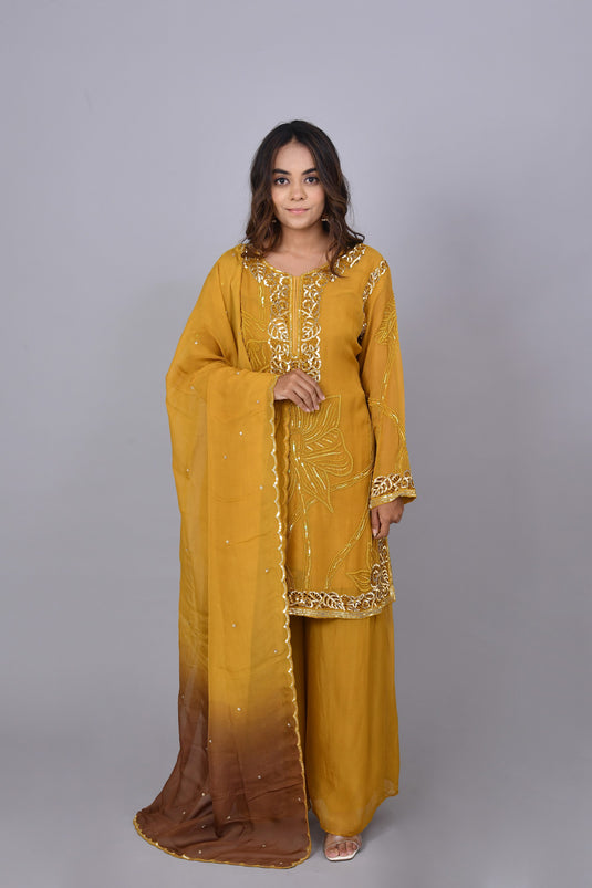 Sunshine Top Palazzo Set