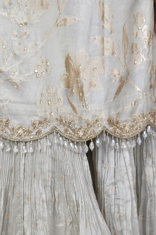 Dusky Top Sharara Set