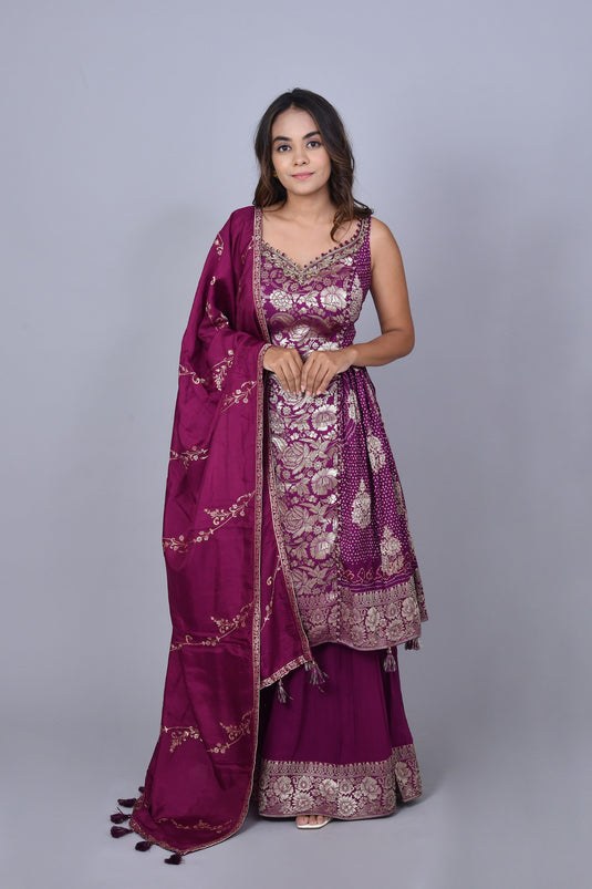 Celestial Charm Top Sharara Set