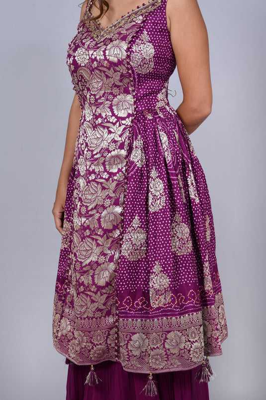 Celestial Charm Top Sharara Set