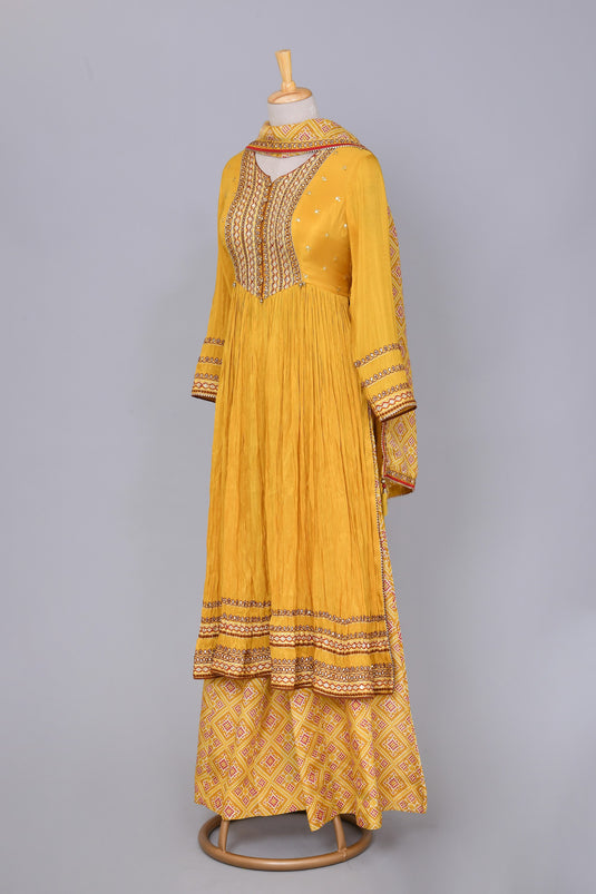 Golden Grace Niara Cut Palazzo Set