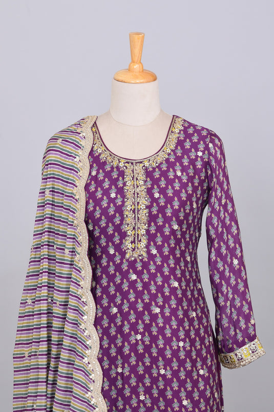 Blush Bloom Palazzo Set