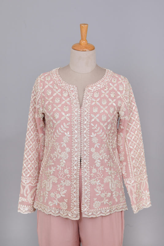 Blush Belle Top and Sharara Set