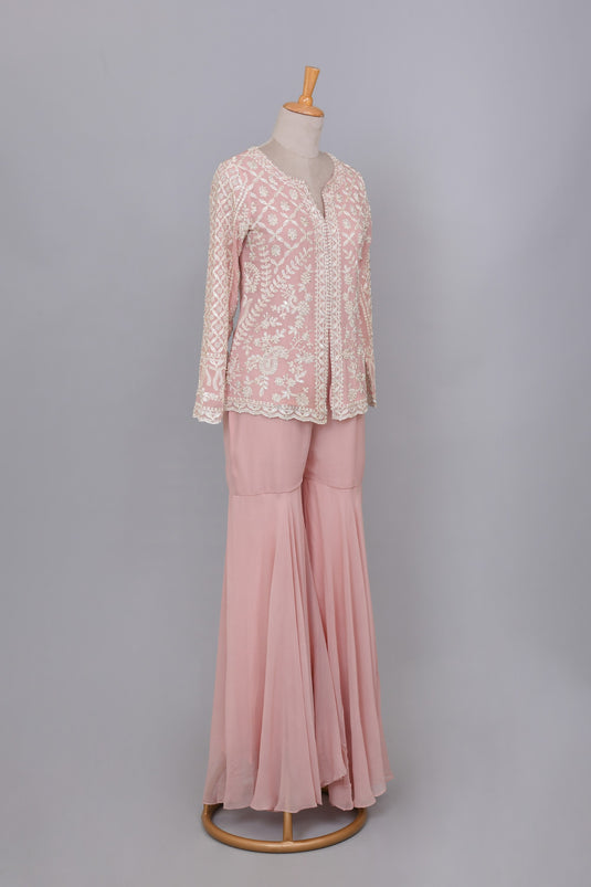 Blush Belle Top and Sharara Set