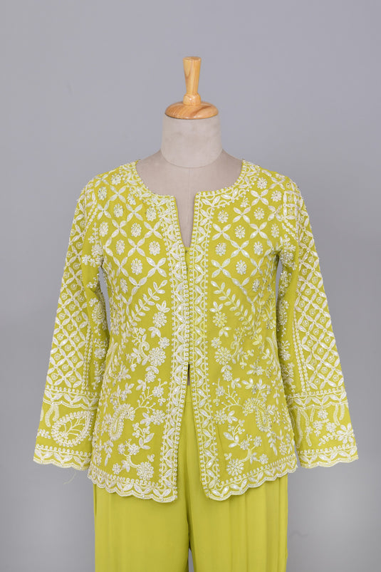 Opal Oasis Top Sharara Set