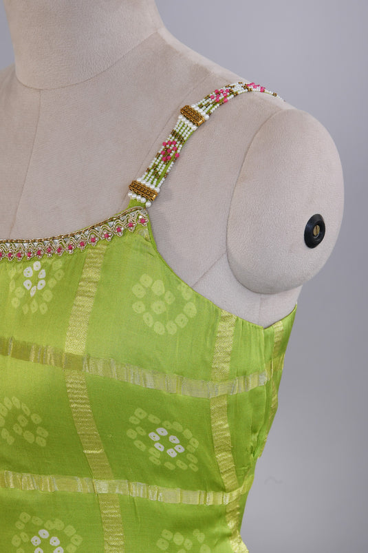 Pine Mist Top and palazzo set