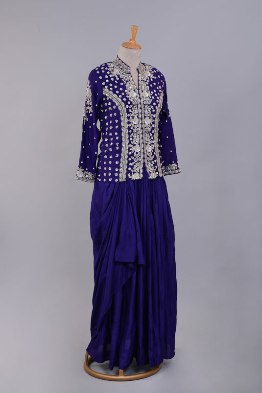 Classy Chic Top with cowl skirt