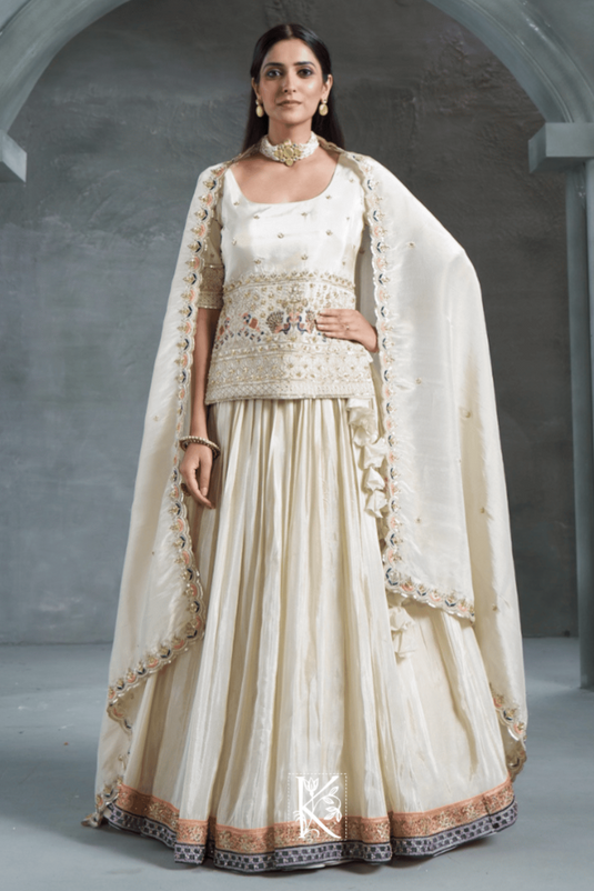 Zari Sitara Peplum Ensemble