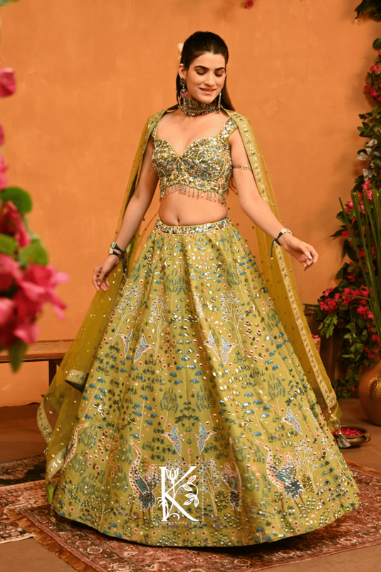 Peacock Royale Lehenga choli