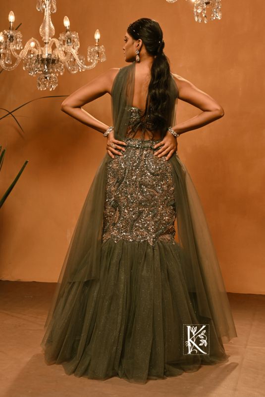 Frosted Fishcut Lehenga Choli