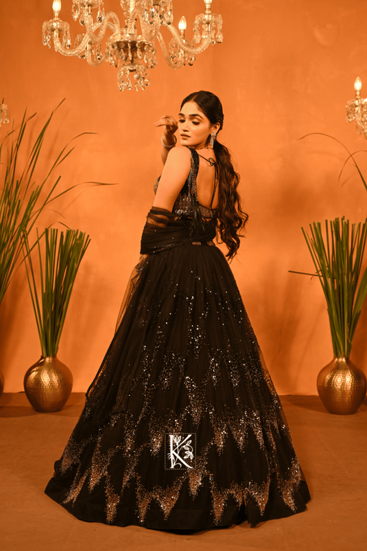 Midnight Radiance Lehenga Choli