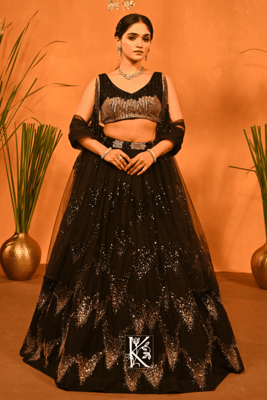 Midnight Radiance Lehenga Choli
