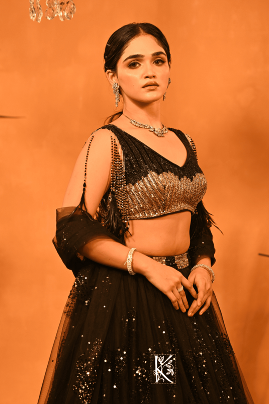 Midnight Radiance Lehenga Choli