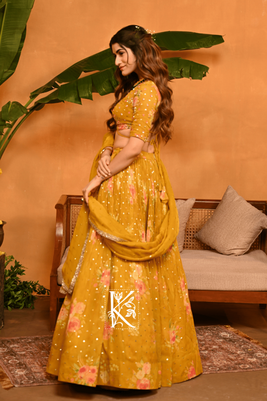 Dewdrop Glam Lehenga choli