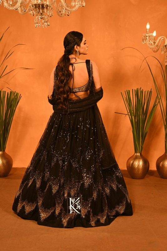 Midnight Radiance Lehenga Choli