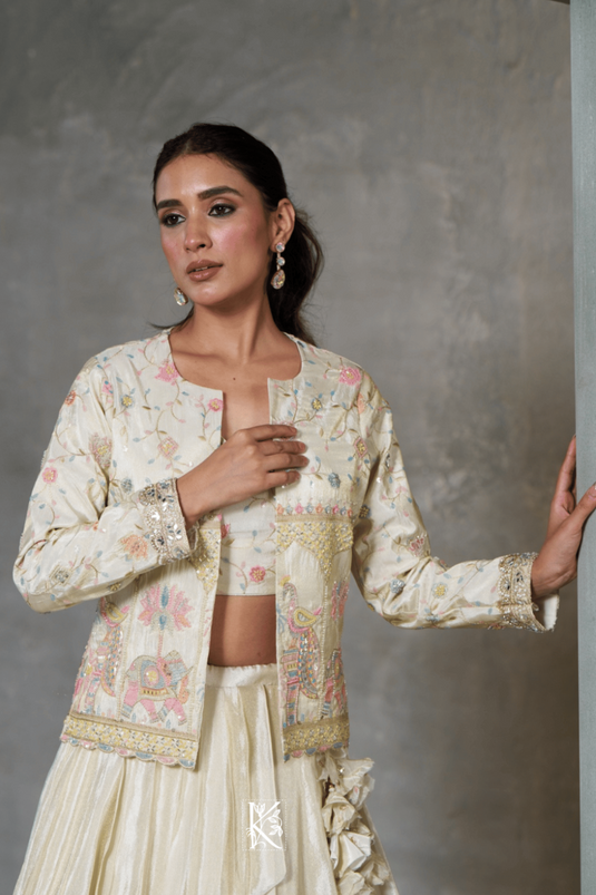 Crystal Couture Jacket Ensemble