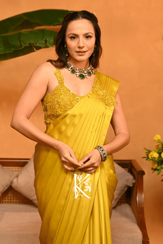 Luminous Glow Drape Saree