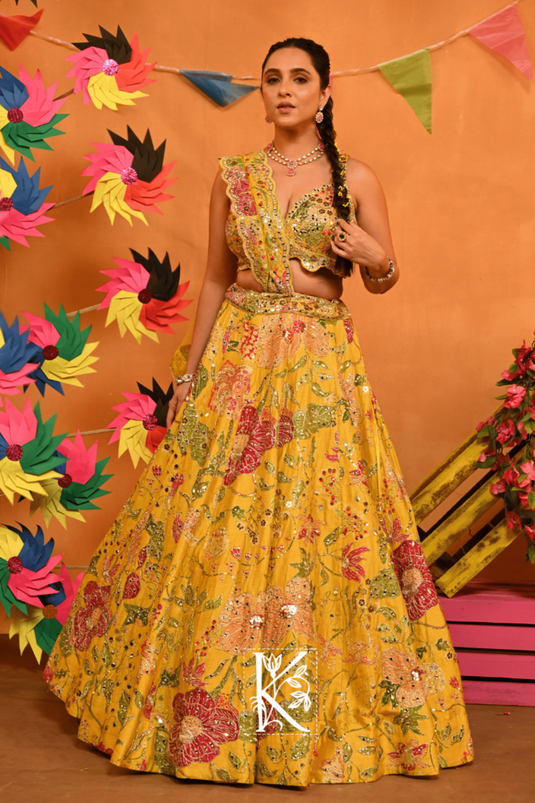 Sunset Symphony Lehenga Choli