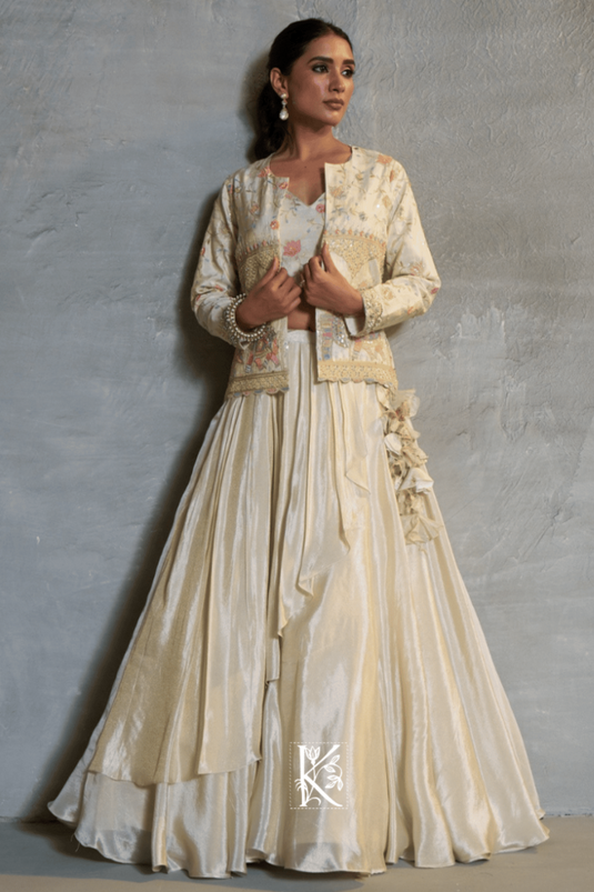 Crystal Couture Jacket Ensemble