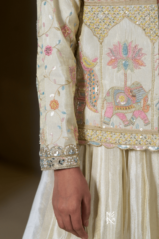 Crystal Couture Jacket Ensemble