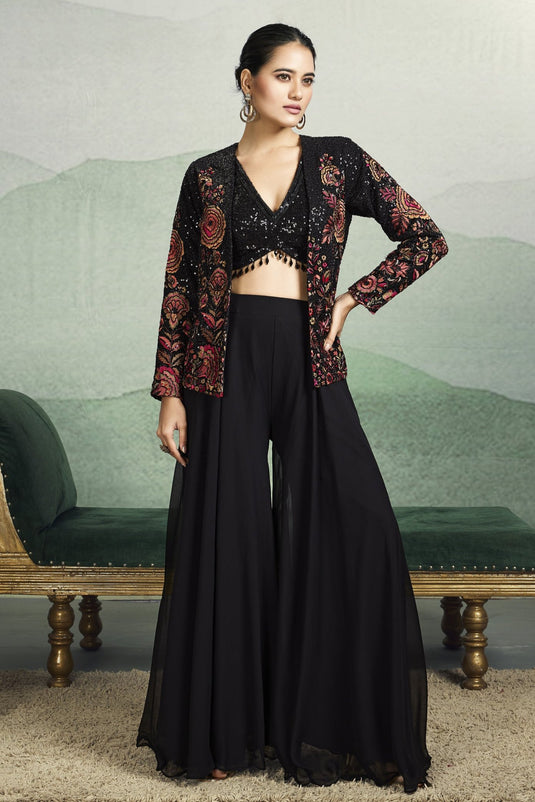 Mystic Mocha crop top with jacket