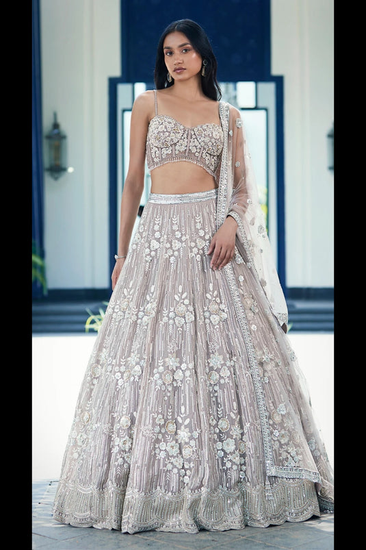 Iris Brown Lehenga Choli