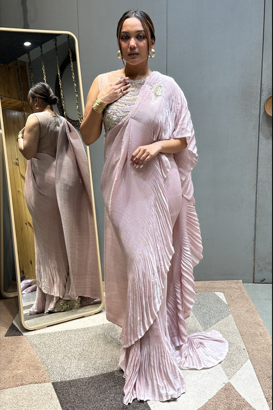 Serene Sheen Drape Saree