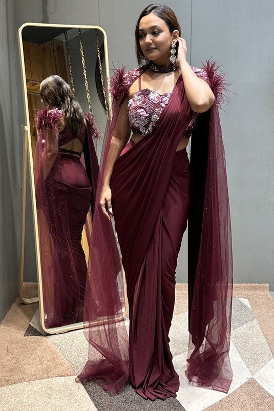 Chic Whisper Drape Saree