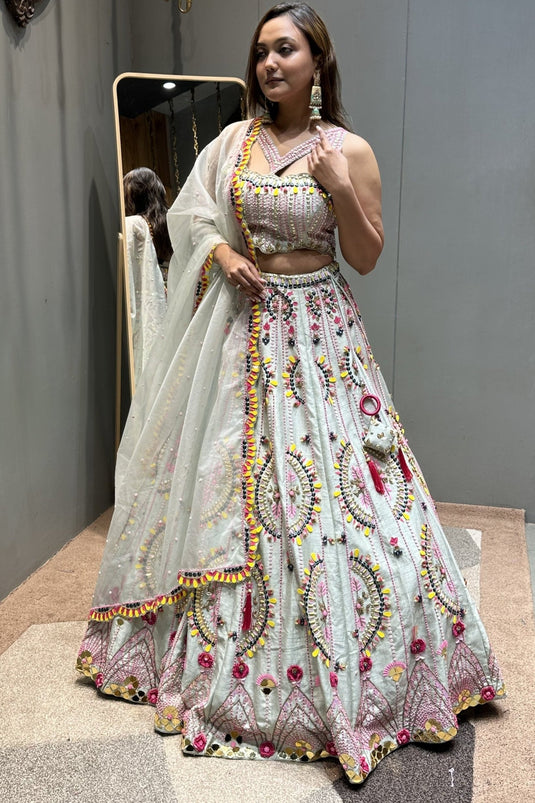 Elegant White Lehenga Choli