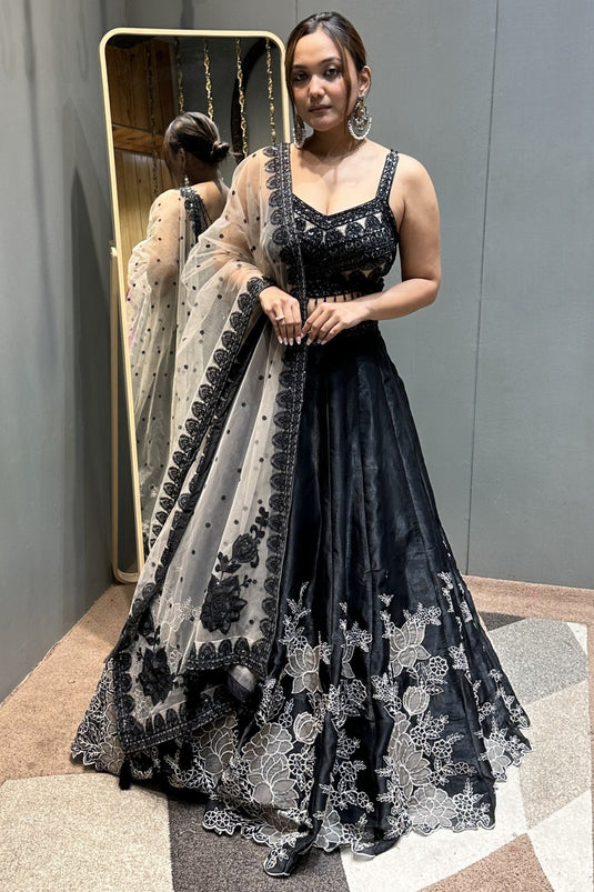 Charcoal Grace Lehenga Choli