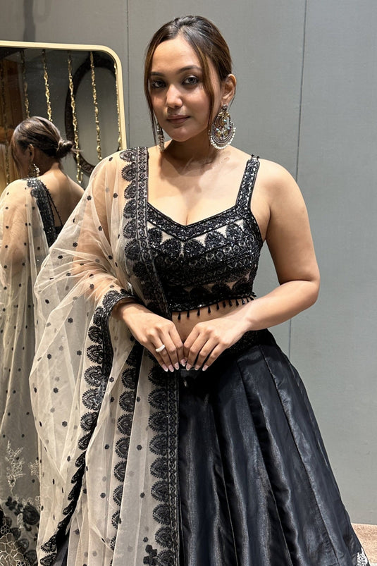 Charcoal Grace Lehenga Choli