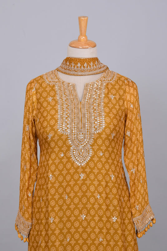 Saffron Top Palazzo Set